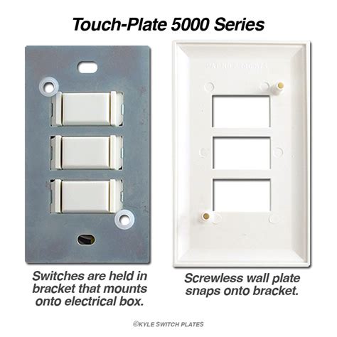 low voltage touch plate switch